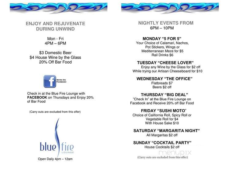 Blue Fire Lounge - Falls Church, VA