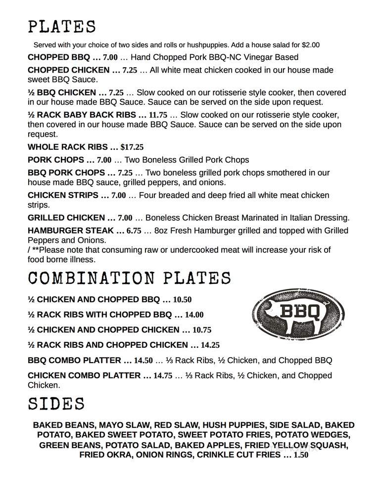 Motley's Countryside BBQ - Laurel Springs, NC