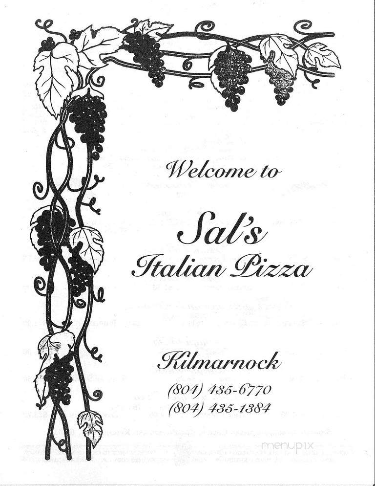 Sal's Italian Pizza - Kilmarnock, VA