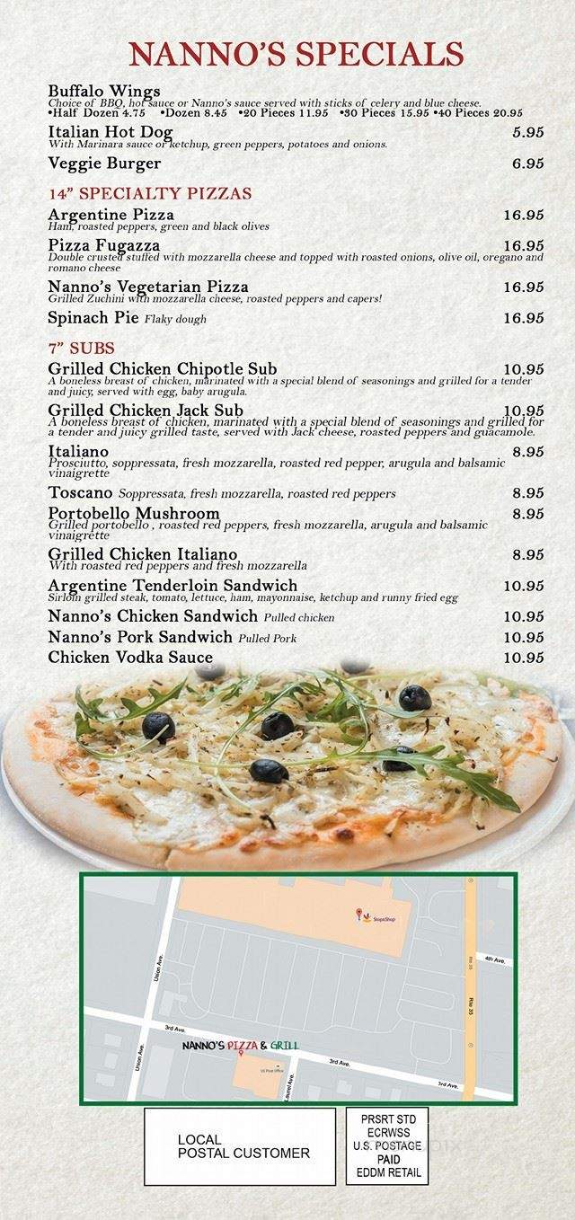 Nanno's Pizza & Grill - Neptune City, NJ