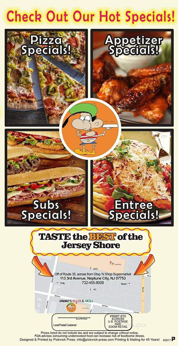 Nanno's Pizza & Grill - Neptune City, NJ