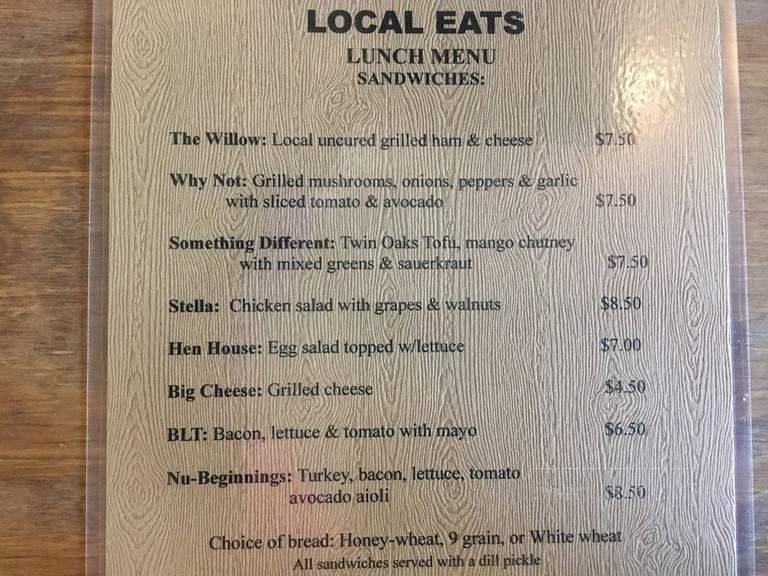 Local Eats - Palmyra, VA