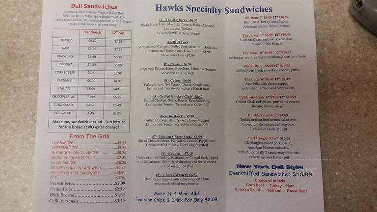 Hawk's Deli - Moneta, VA