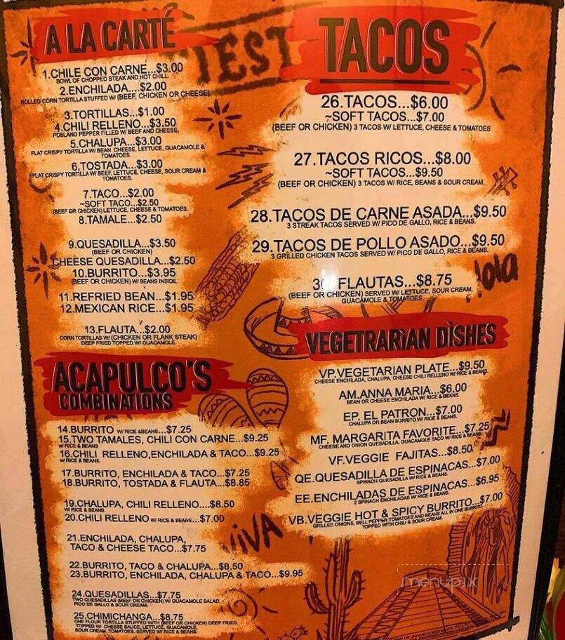 Acapulco's Mexican Grill - Blackstone, VA