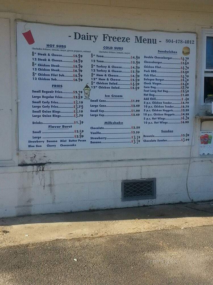 Dairy Freeze - McKenney, VA