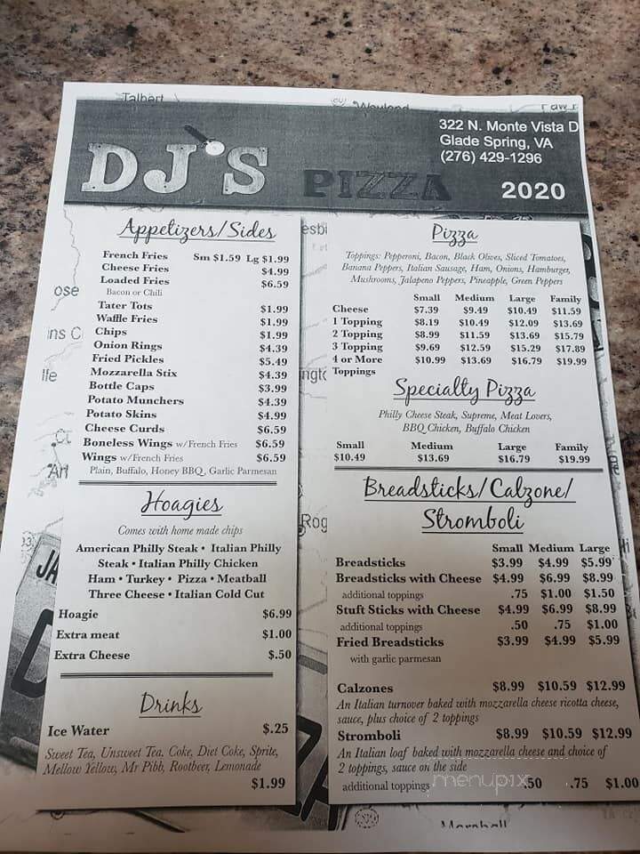 D J's Pizza - Glade Spring, VA