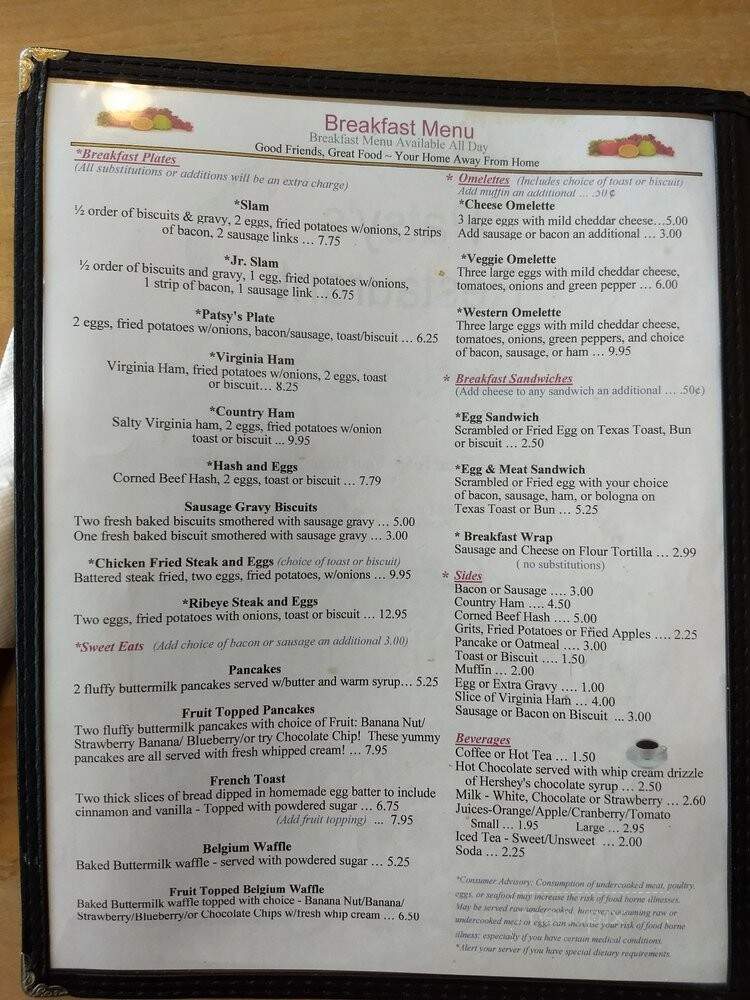 Patsy's Family Diner - Providence Forge, VA