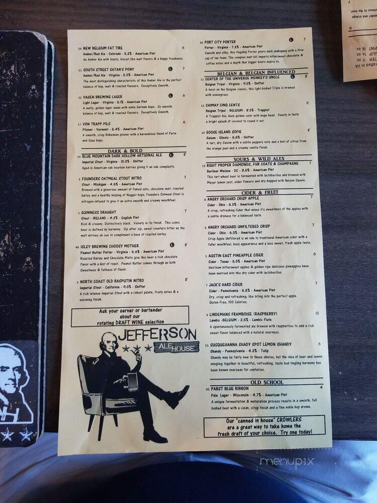 Jefferson Ale House - Ashburn, VA