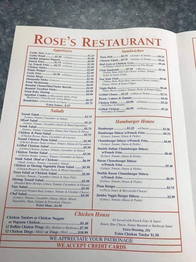 Rose Pizza - Boydton, VA