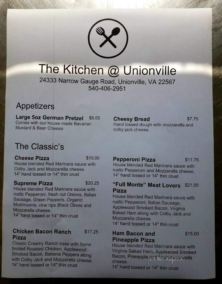 Unionville Brewing - Unionville, VA