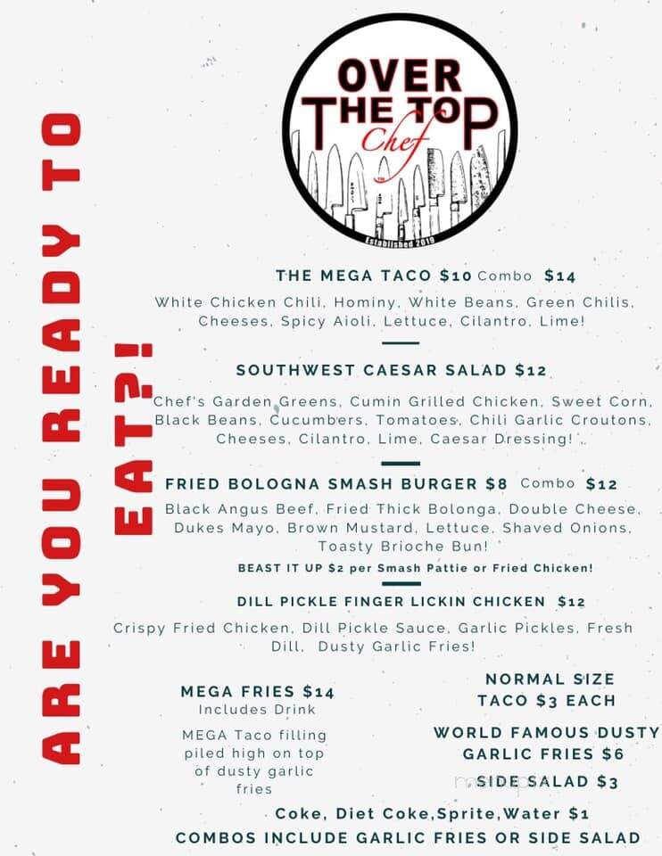 Over The Top Chef - Rochelle, VA