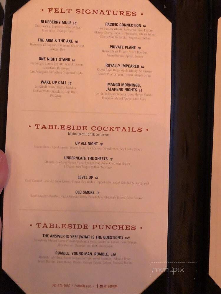 FELT Bar & Lounge - National Harbor, MD