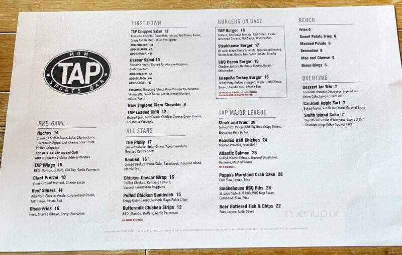 TAP Sports Bar - National Harbor, MD