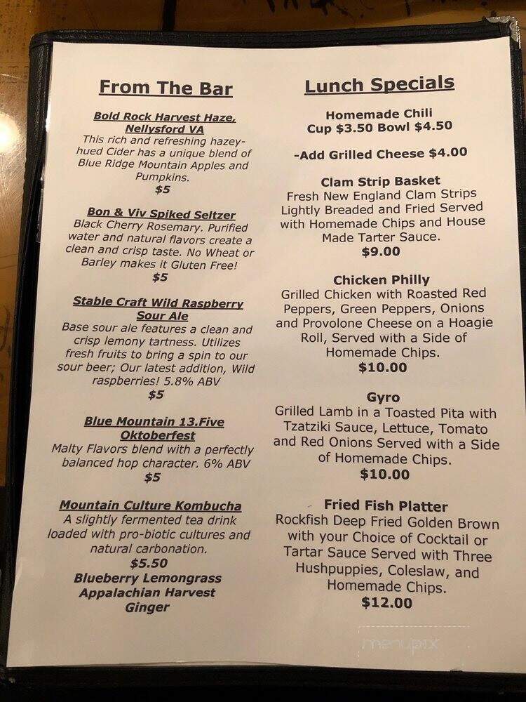 The Green Leaf Grill - Waynesboro, VA