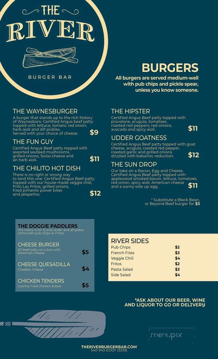 The River Burger Bar - Waynesboro, VA