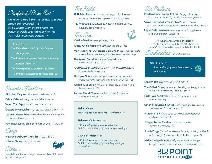 Blu Point Seafood Co - Staunton, VA