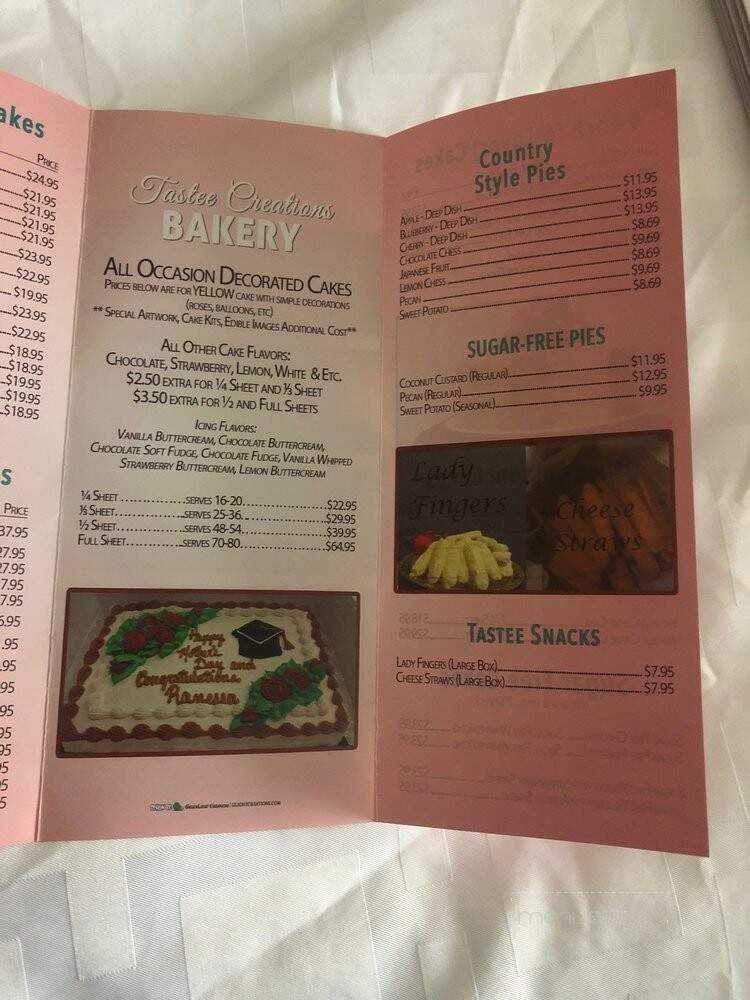 Tastee Creations Bakery - Rocky Mount, NC