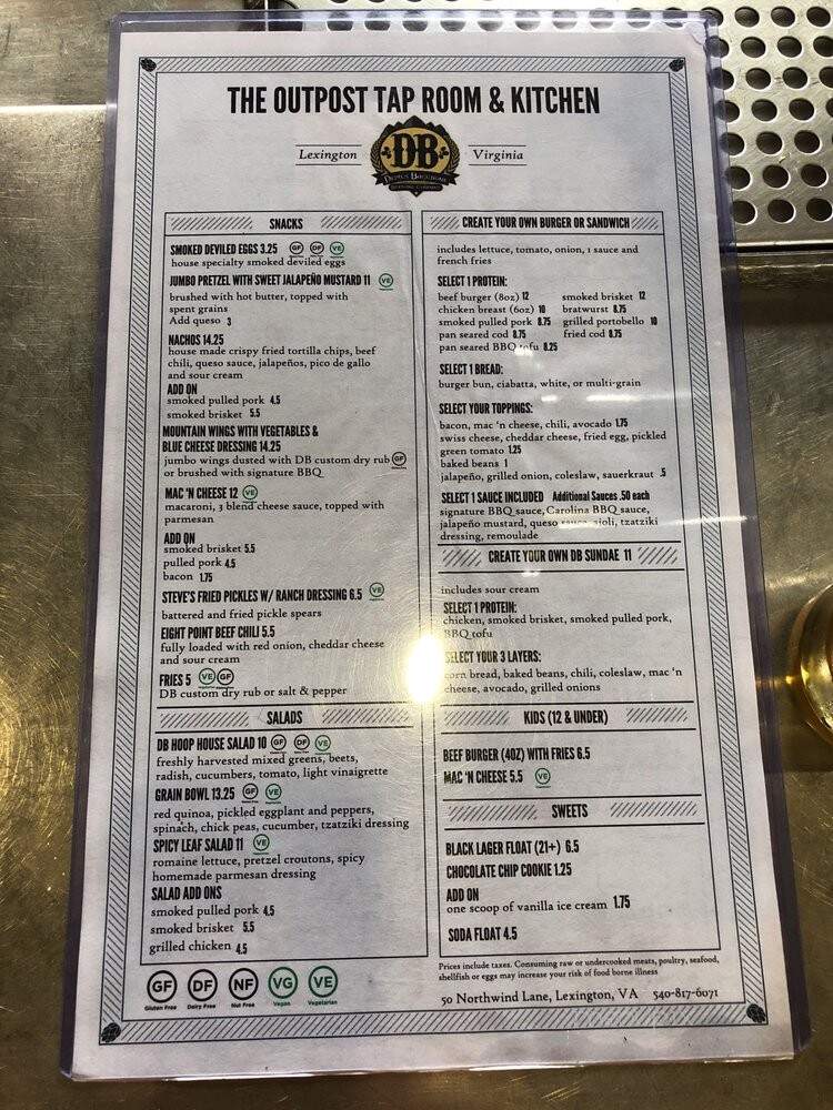 Devils Backbone Outpost Brewery - Lexington, VA