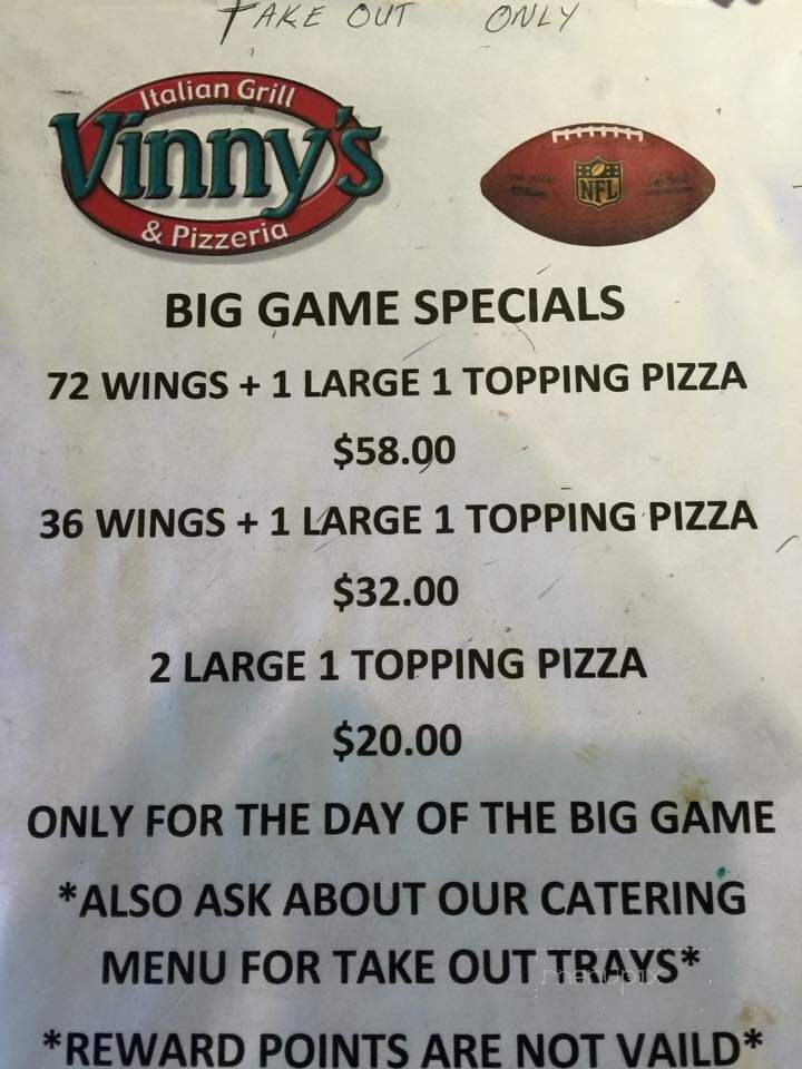 Vinny's Italian Grill - Aylett, VA