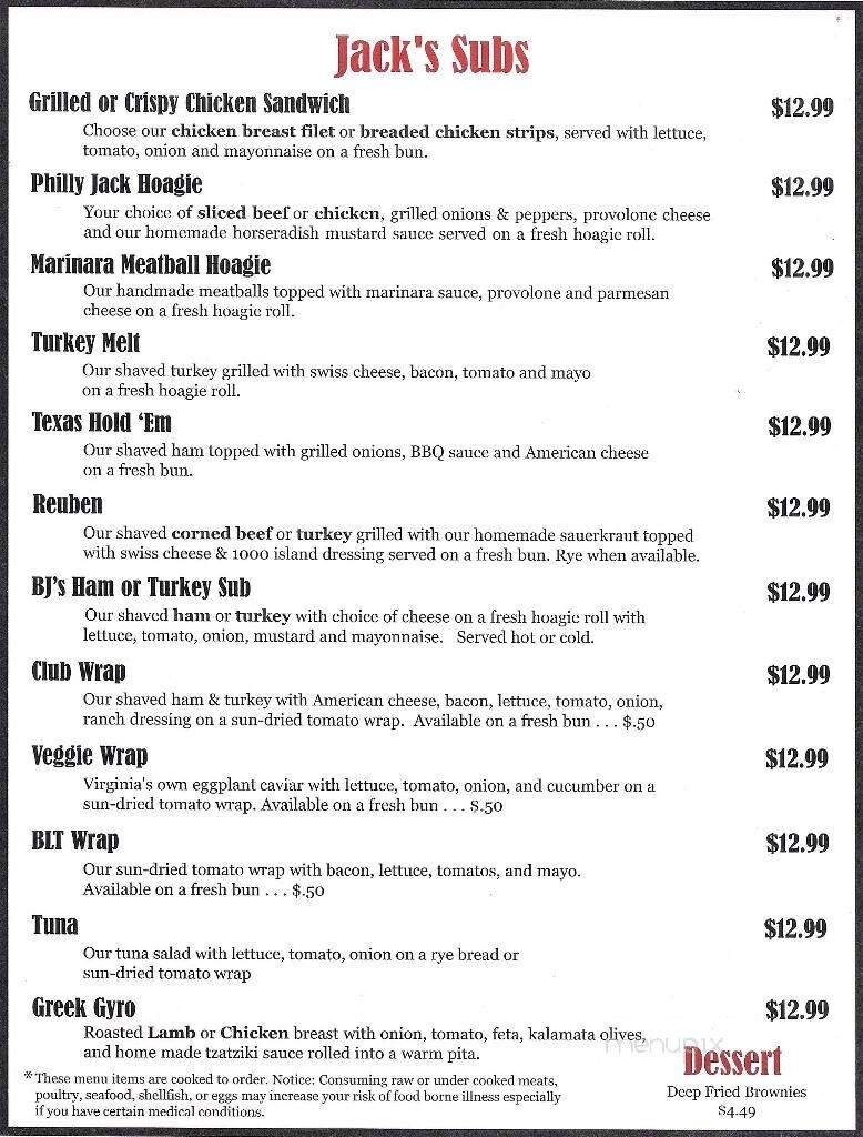 Black Jack's Pub Grill - West Jefferson, NC