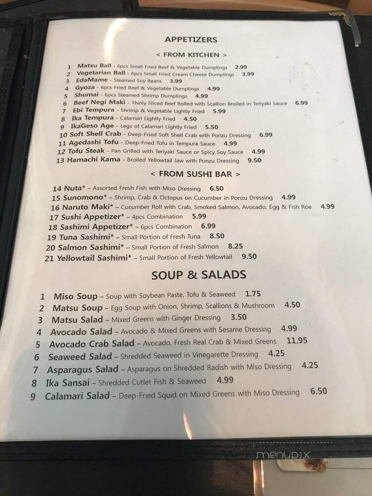 Matsu Sushi - Centreville, VA