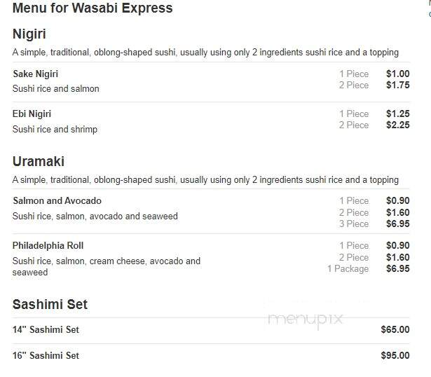 Wasabi Express - Centreville, VA