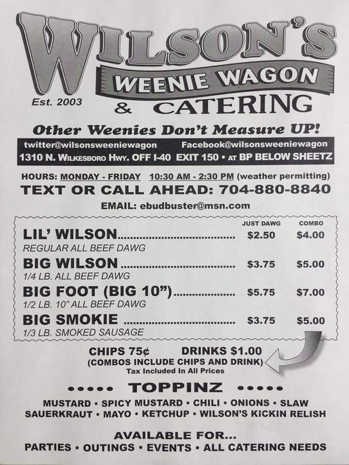 Wilson's Weenie Wagon - Statesville, NC