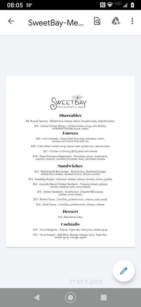 SweetBay Restaurant & Bar - Leonardtown, MD