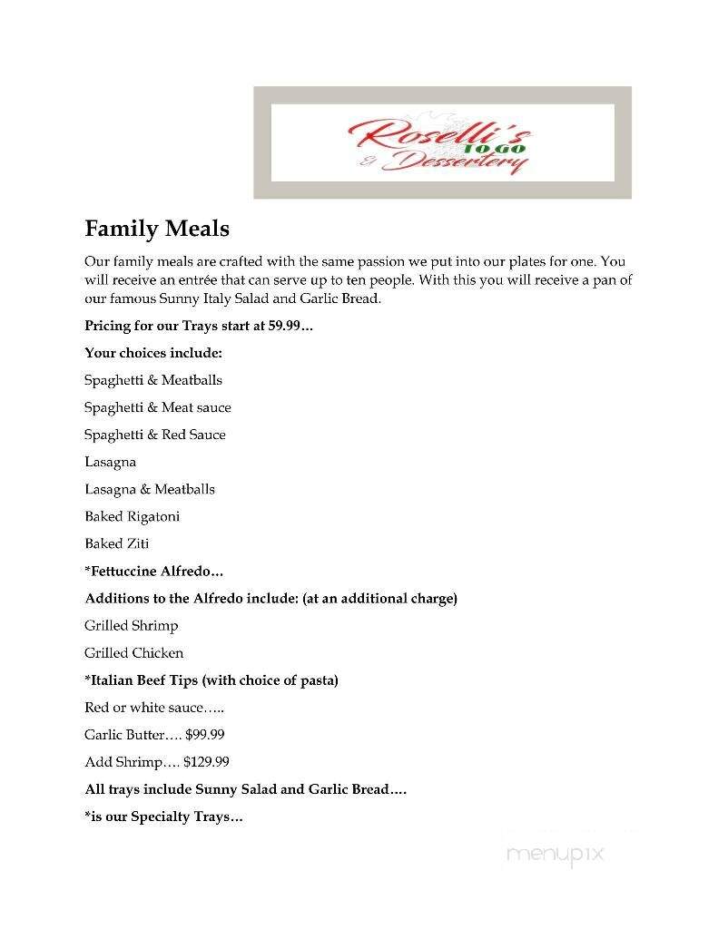 Roselli's To Go - North Wilkesboro, NC