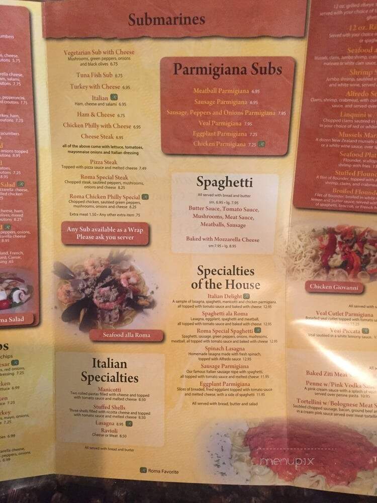 Roma's Italian Pizza Restaurant - Petersburg, VA