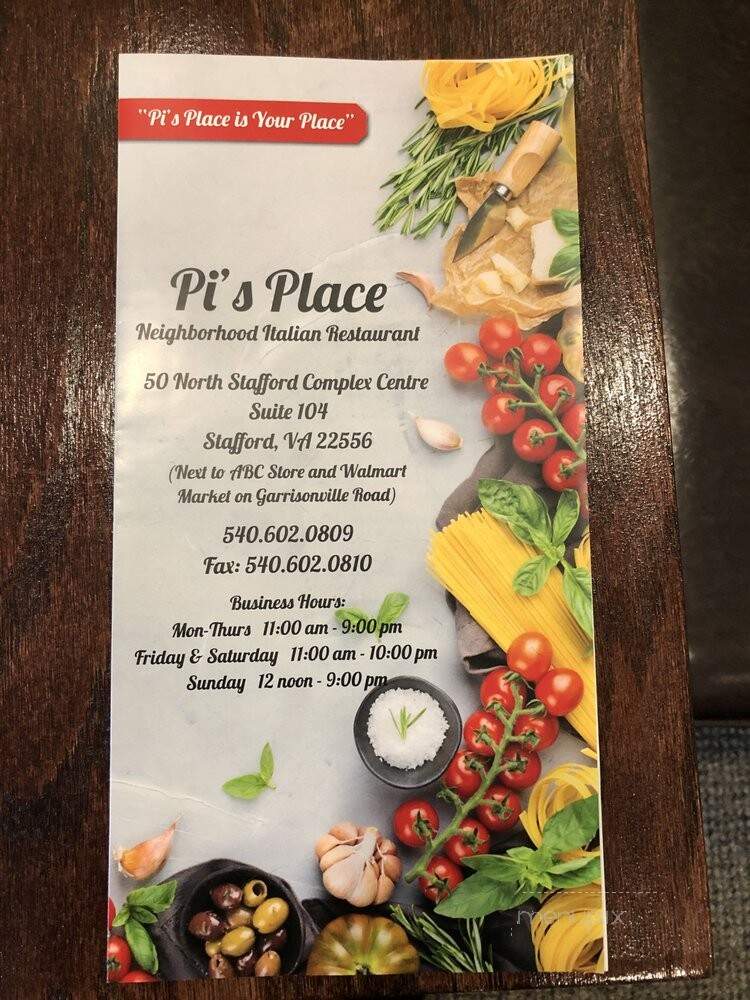 Pi's Place - Stafford, VA