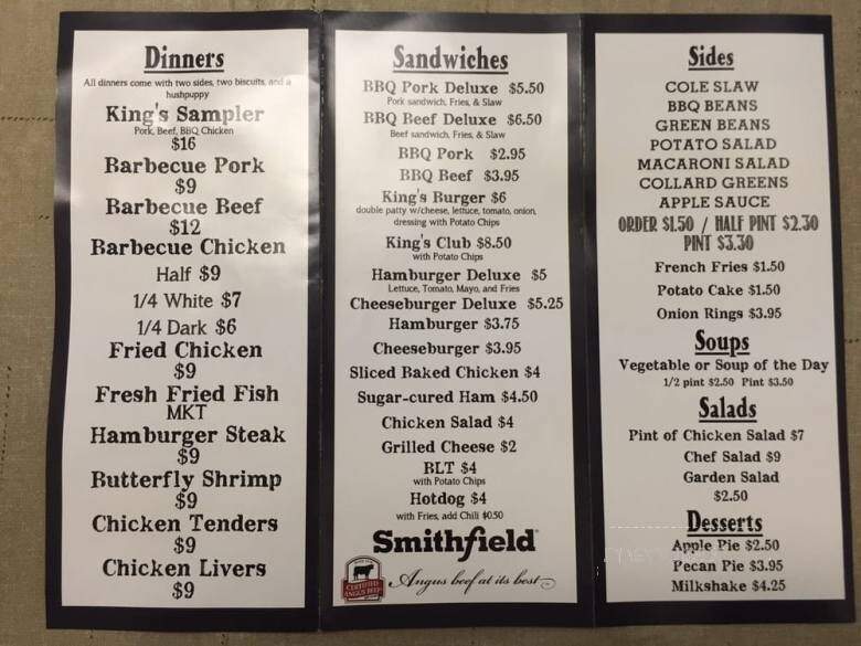 King's BBQ - Petersburg, VA