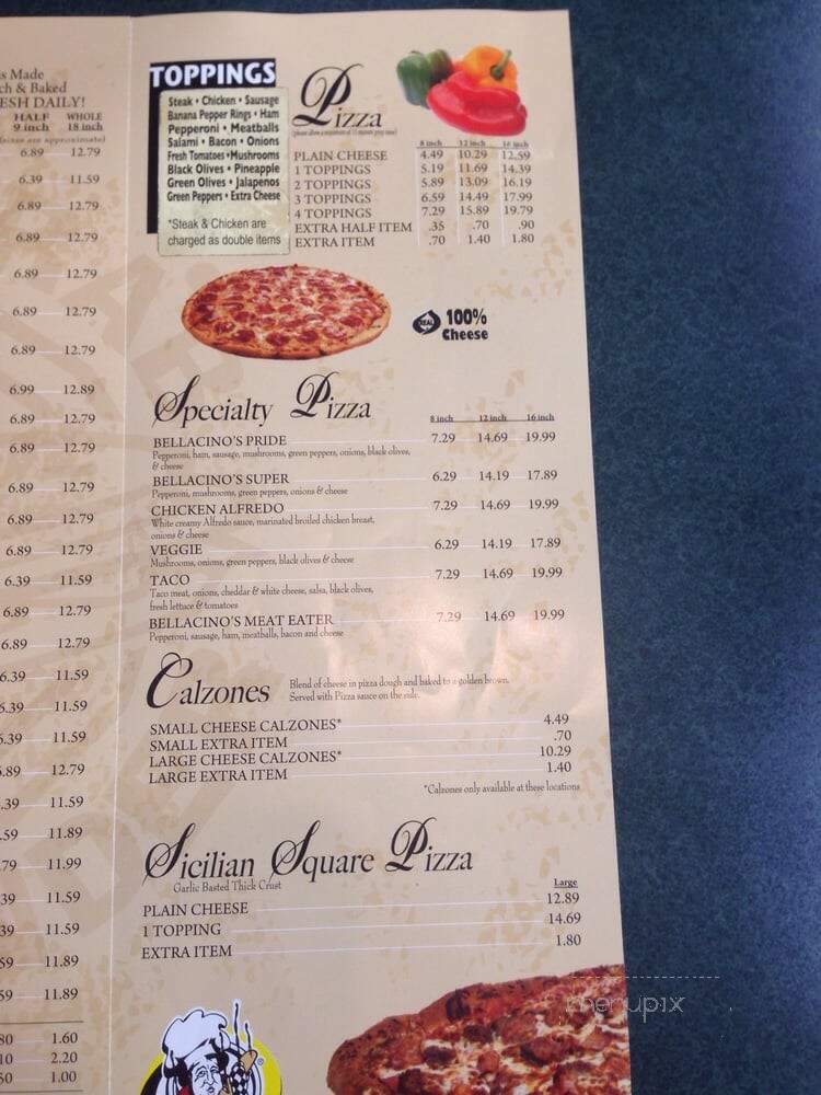 Bellacino's Pizza and Grinders - Lewisburg, WV