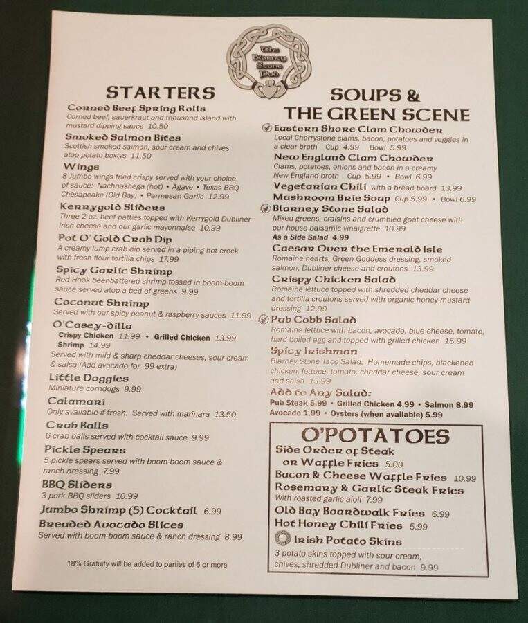 Blarney Stone Pub - Onancock, VA