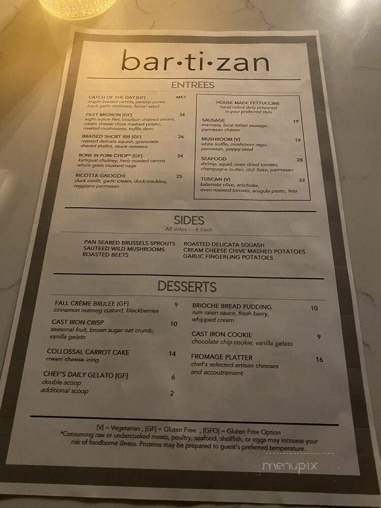 Bartizan Restaurant & Bar - Glen Allen, VA