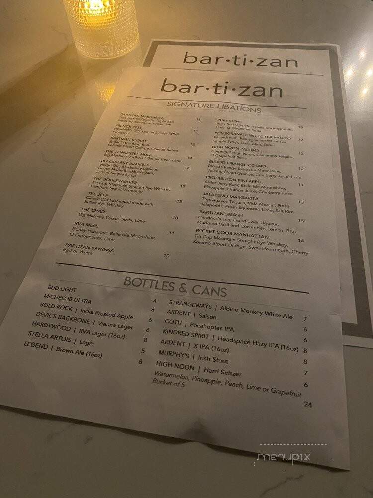 Bartizan Restaurant & Bar - Glen Allen, VA