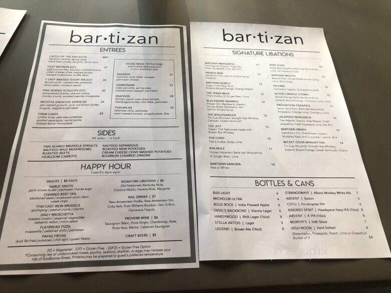 Bartizan Restaurant & Bar - Glen Allen, VA