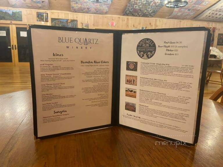 Blue Quartz Winery - Etlan, VA