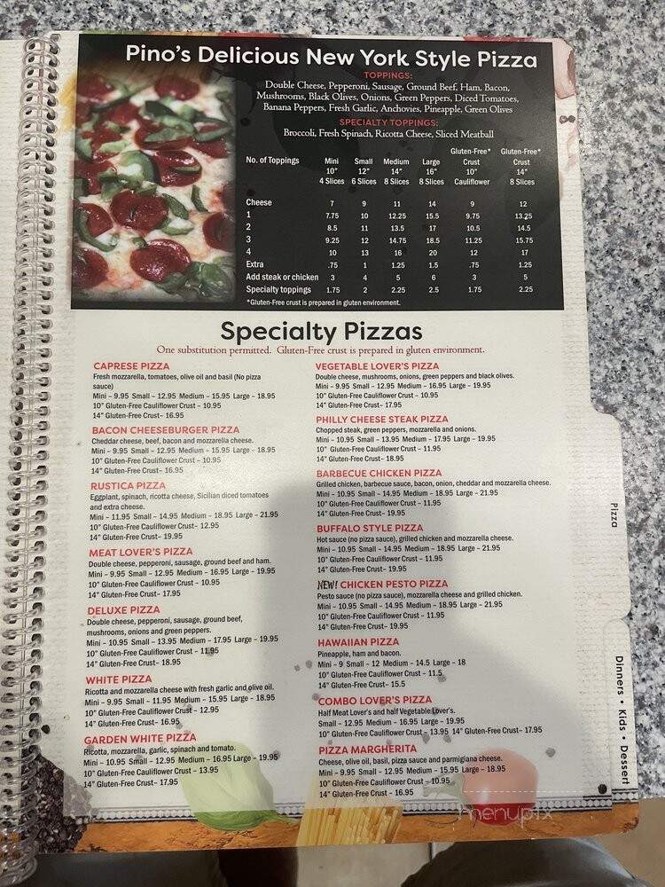 Pino's Italian Restaurant - Farmville, VA