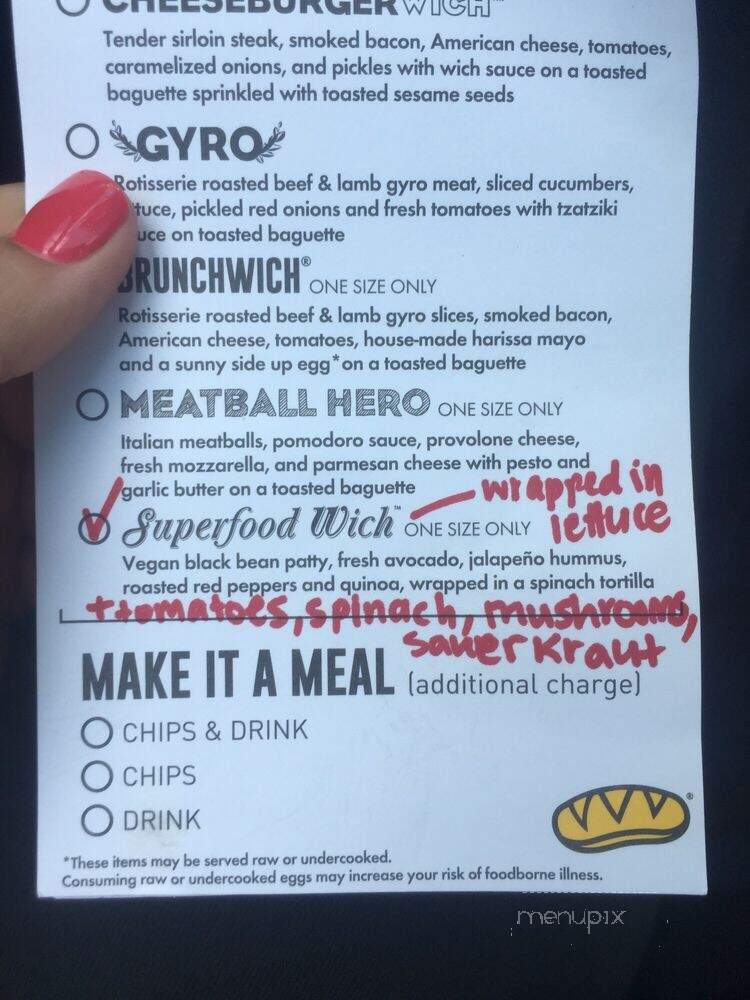 Which Wich Superior Sandwiches - Christiansburg, VA