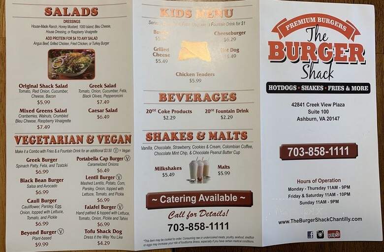 The Burger Shack - Ashburn, VA