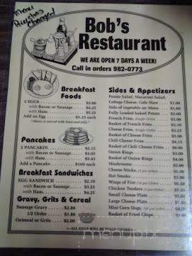 Bob's Restaurant - Vinton, VA