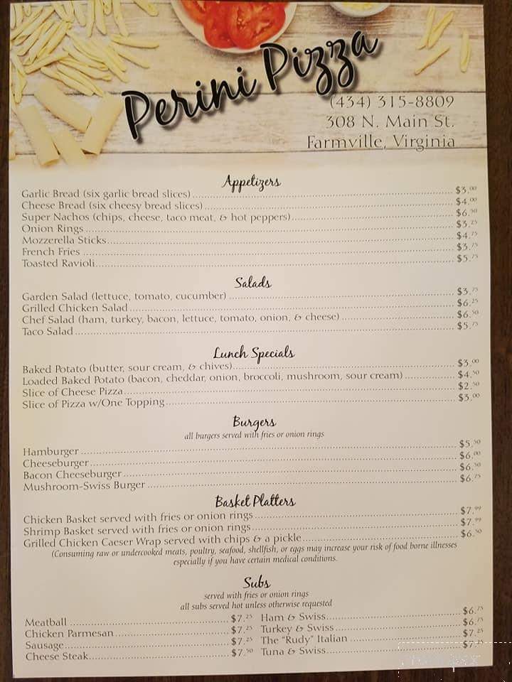 Perini Pizza - Farmville, VA