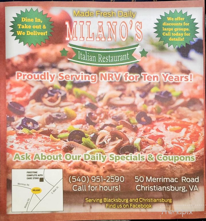 Milano's - Christiansburg, VA