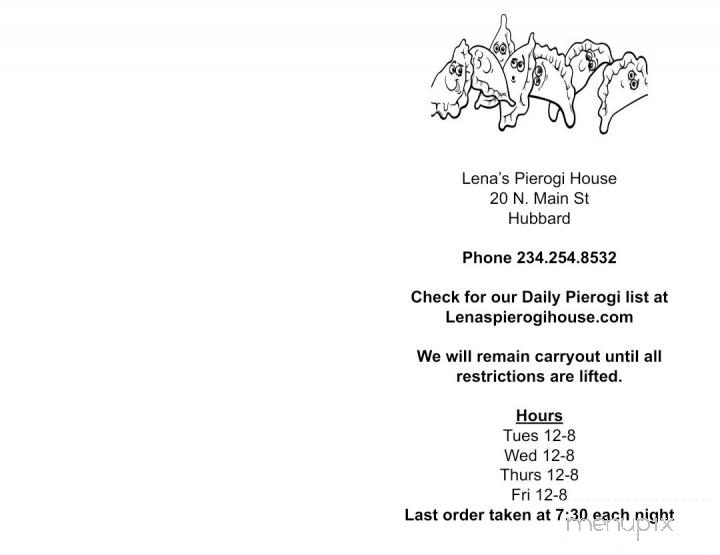 Lena's Pierogi House - Hubbard, OH