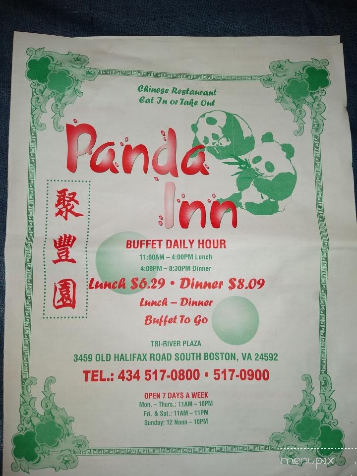 Panda Inn - South Boston, VA