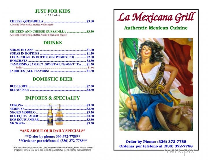 La Mexicana Grill - Sparta, NC